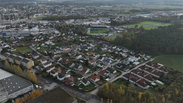 Luftbildaufnahme Ortsteil Wagram/Schöppfeld
